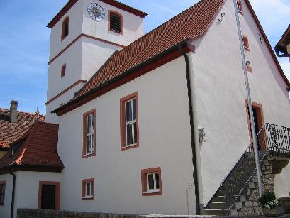 Evangelisches Pfarramt in Geroldshausen zuständig für Tauberrettersheim